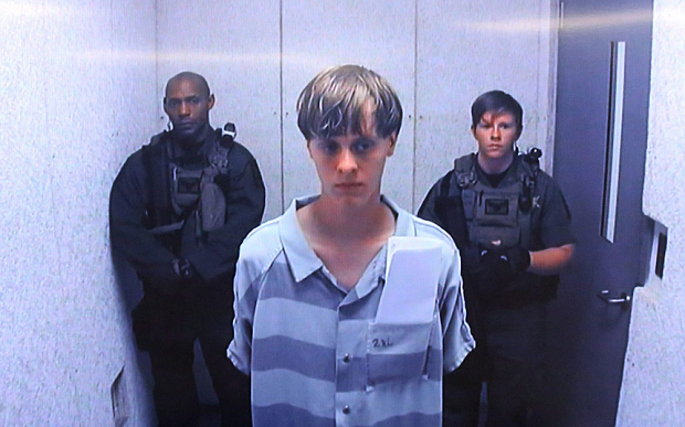 Dylann Roof in court