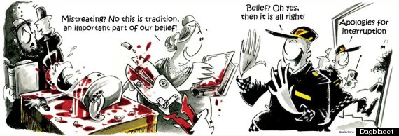 Circumcision cartoon.