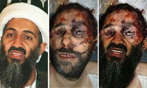 Dead bin laden photo is a composite