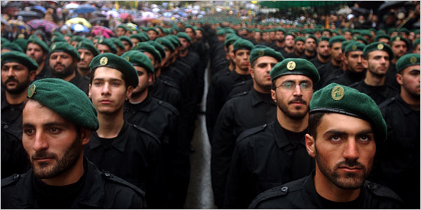1- Disciplined and well-armed, Hezbollah Green Berets ain't no joke!. Click to enlarge
