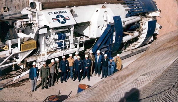 US Air Force tunnel boring machine1
