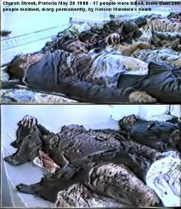 Victims of the Church Street bombing, Pretoria, 1983.