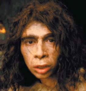 Neanderthal type male.  