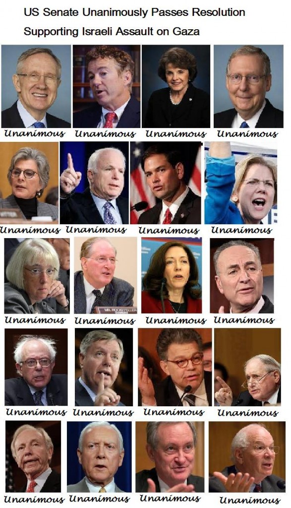 US SEnate unanimously passes