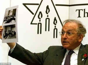 Lord Janner chaired the Holocaust educational Trust and was Vice President of the World Jewish Congress. Click to enlarge