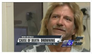 Michael Calabrese was found floating upright. Click to enlarge