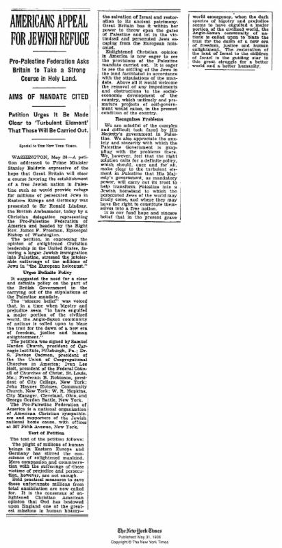 “Holocaust” declared 7 years before there was a “Holocaust”