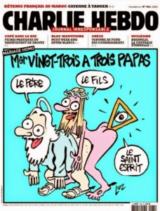 Christ depicted screwing God. Note the Illuminati pyramid and eye in Christ's ass. Click to enlarge