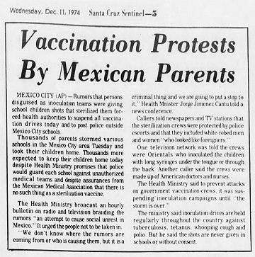 Vaccination headline. Click to enlarge