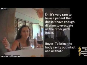 On July 25, 2014, investigators posing as a Fetal Tissue Procurement Company met with Deborah Nicatola, left, PPA's Director of Medical Services. Click to enlarge