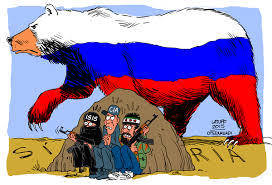 america hides from russian bear