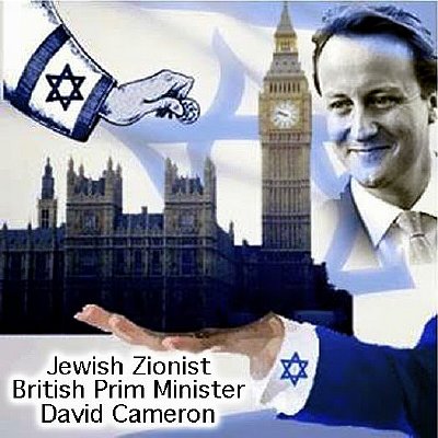 UK Zionist Prime Minister David Cameron. click to enlarge