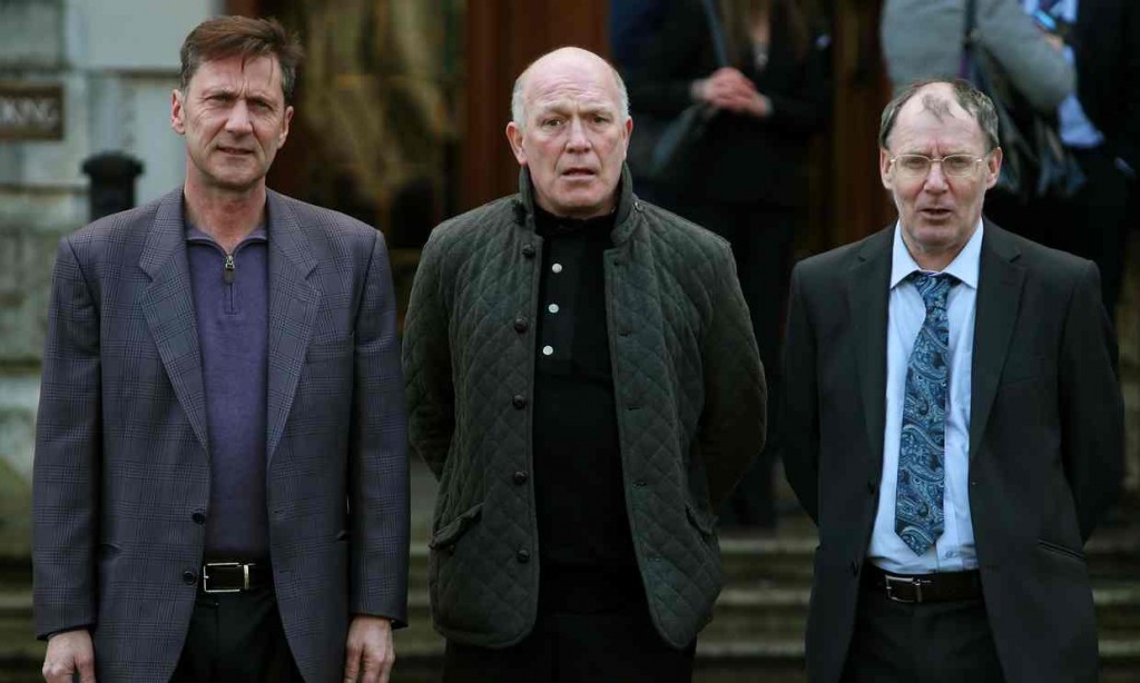 Former Kincora residents, from left to right, Richard Kerr, Gary Hoy, and Clint Massey. At least 29 boys were abused at the East Belfast home. Click to enlarge