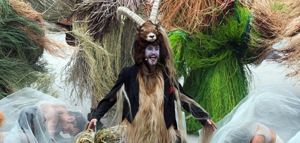 Opening ceremony of the world largest tunnel was a bizarre occult ritual