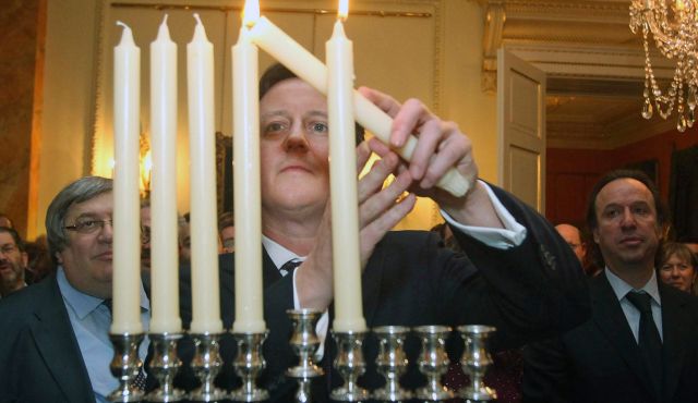Cameron lighting candles