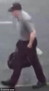 CCTV image of Mair shortly after the murder. He is alleged to have changed his clothes after the killing. Click to enlarge