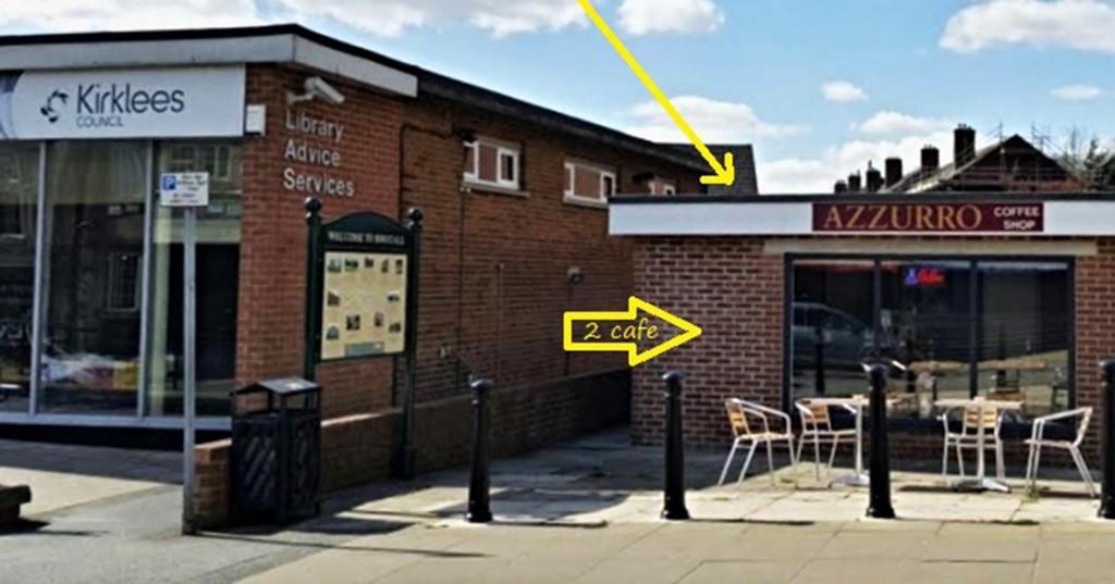 Jo Cox murder scene. Click to enlarge
