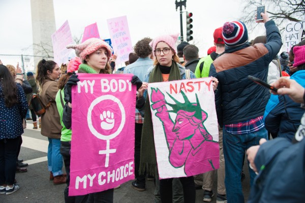 Washington women anti Trump march