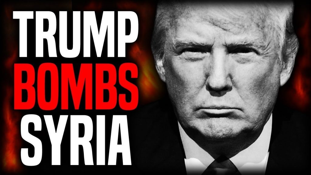 Trump bombs Syria