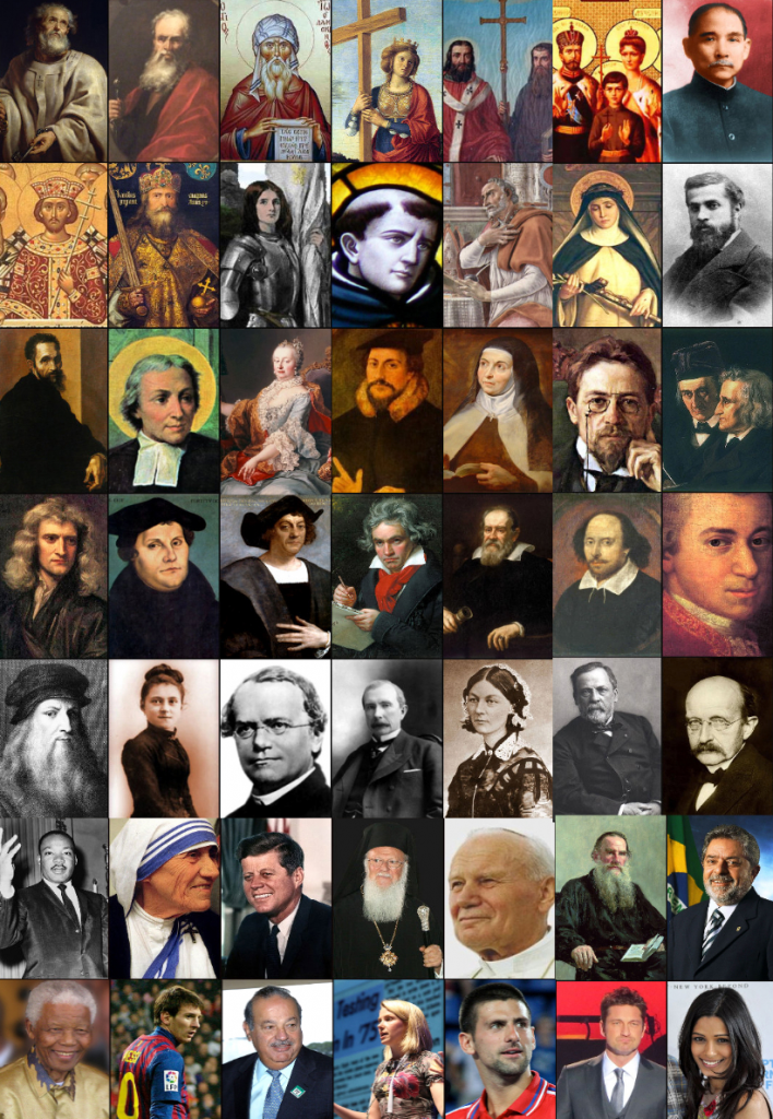Collage of Christians