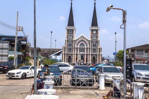 Vietnamese church in Chanthaburi, Thailand, 2018. Click to enlarge