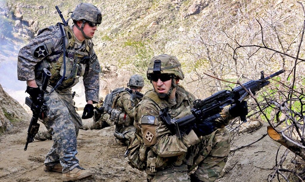 US troops in Afghanistan. Click to enlarge