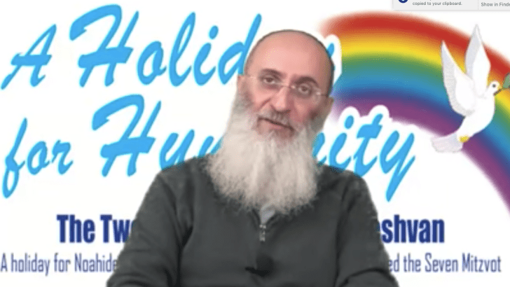 Rabbi Oury Cherki, head of the Noahide World Center. Click to enlarge