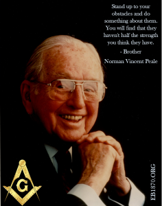 Norman Vincent Peale. Click to enlarge