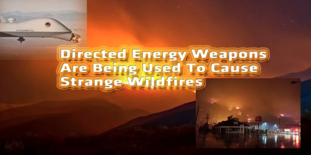 Screenshot DEW used in California fires