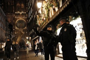 French police on the streets of Strasbourg. click to enlarge