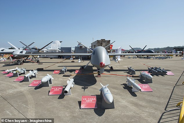 Sister plane Wing Loong II is a stealth drone and is considered by some observers as China's answer to the US Reaper drone. Click to enlarge