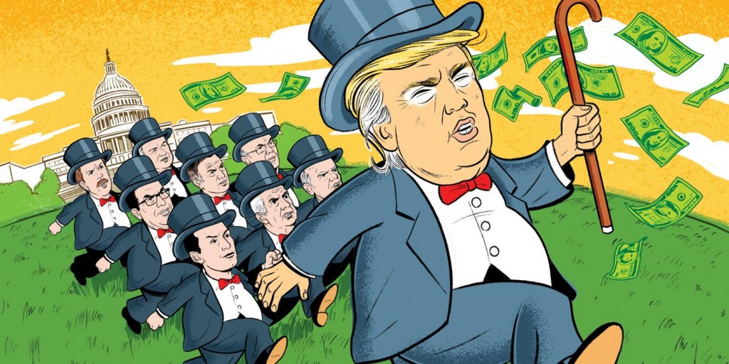 Billionaires behind Trump