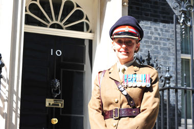 Colonel McCourt at Downing Street 10