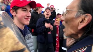 Covington High School students confrontation