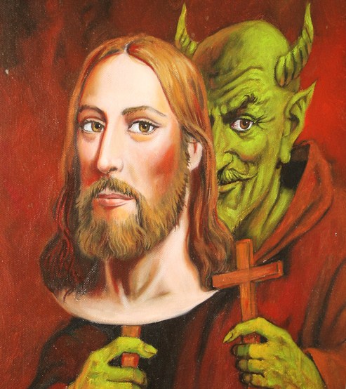 DEVIL-IN-CHRISTIAN GARB