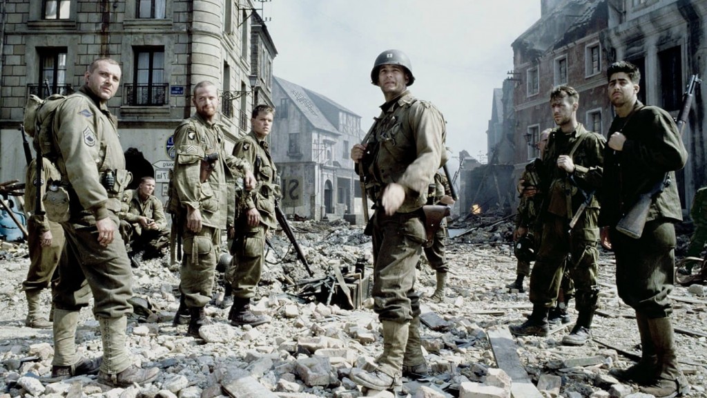 A screenshot from the blockbuster film Saving Private Ryan. Click to enlarge