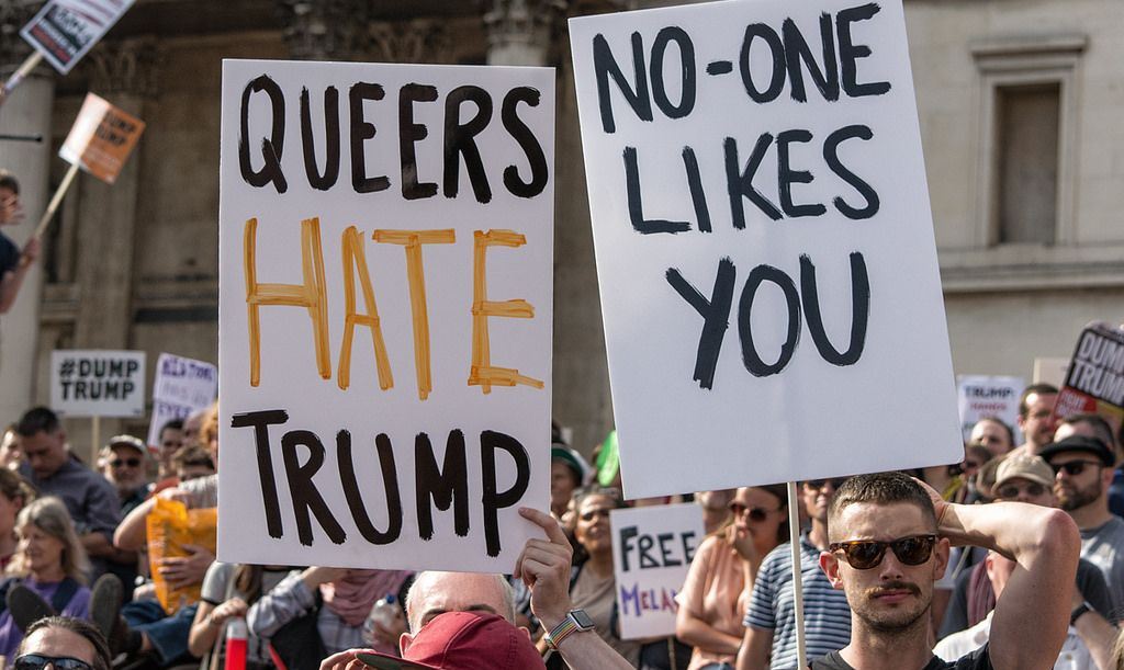 queers hate trump
