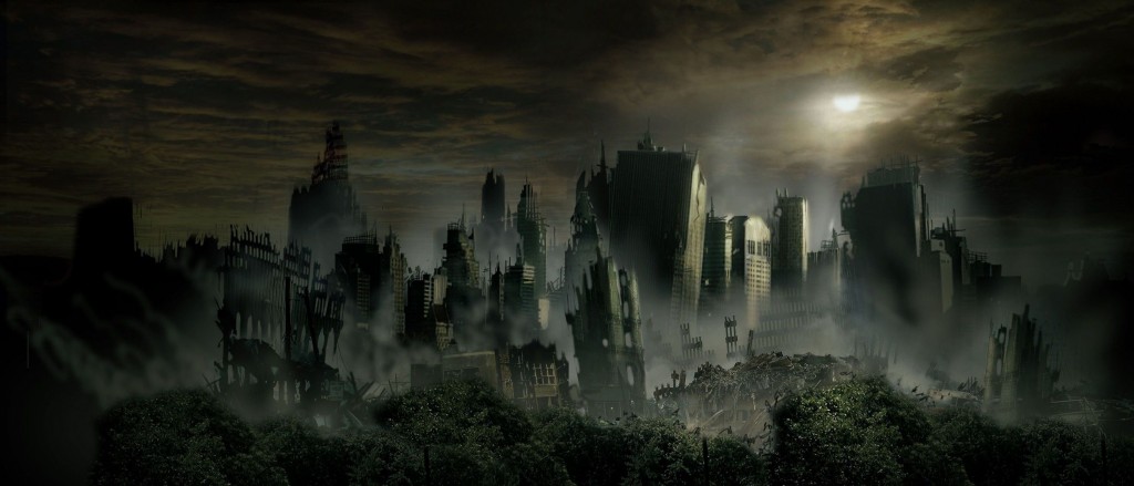 ruins USA collapse