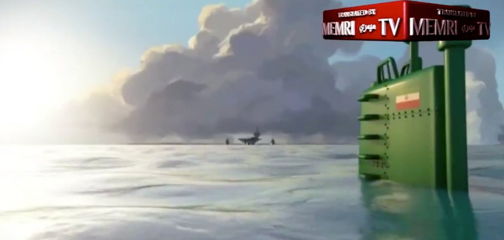 Iranian sub sinks US carrier