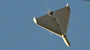 The Russian Garanium drone is based on the Iranian Shahed UAV. Click to enlarge