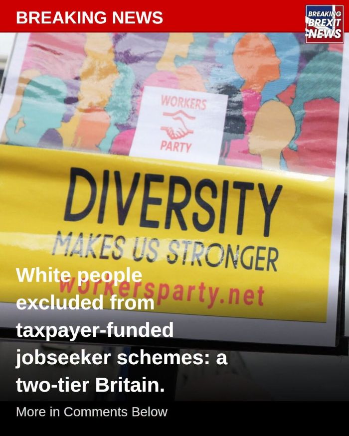 White people are blocked from jobseeker scheme