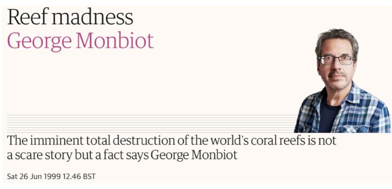 Mainstream Media Shock as Coral on the Great Barrier Reef Records Five Years of Record Growth