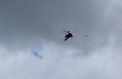Pictured hovering over the East Field formation in Pewsey Vale.