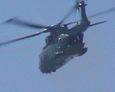 Photographed over the East Field formation another black, unmarked helicopter: with many thanks to the readers who sent in photos. Ed.