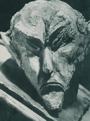 Ahriman's head sculpted by Steiner