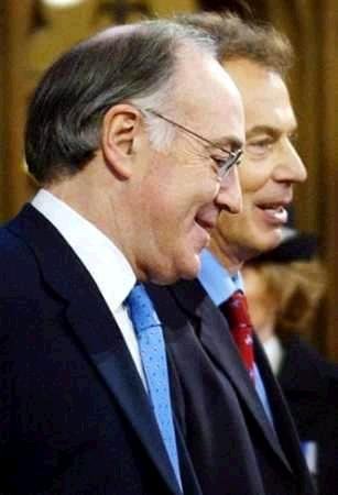Blair and his possible successor, Michael Howard