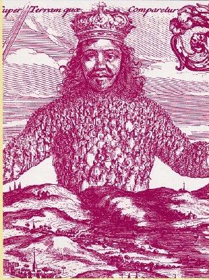 The engraved title page of the first edition of Thomas Hobbes 'Leviathan': a book that in many ways anticipated the New World Order