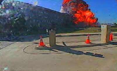 Smoke and debris