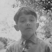 The writer as a boy