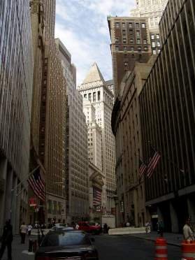 Wall st, the earthly centre of the market meltdown